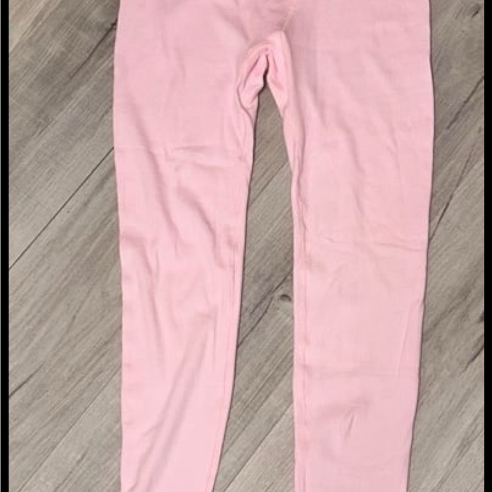 SKIMS AP-LEG-0039 Women's Sz XXS Cherry Blossom Pink Cotton Rib Leggings